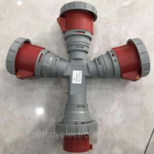 Трехлучевой силовой адаптер - разъем AES-3204 32A 4P IP67